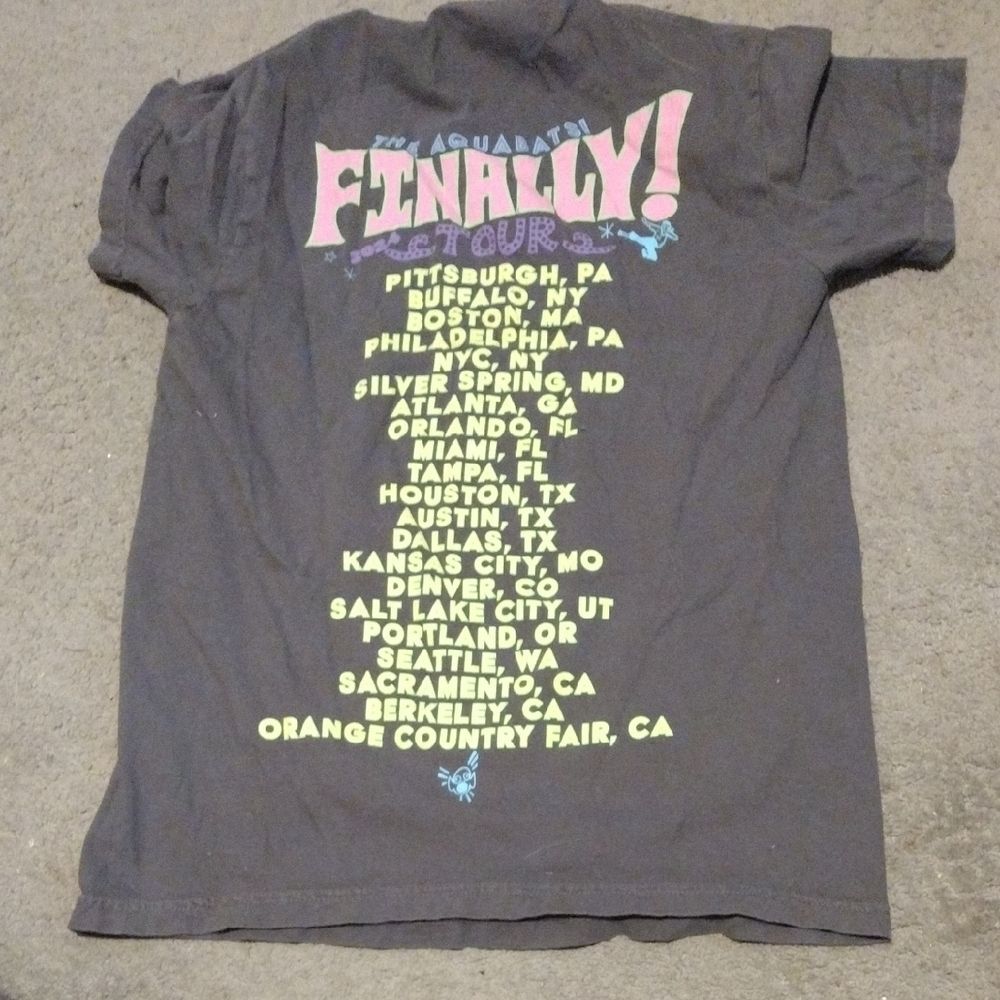 Aquabats Vintage 1994 Tour T-Shirt - Dark Gray Small - Picture 3 of 4